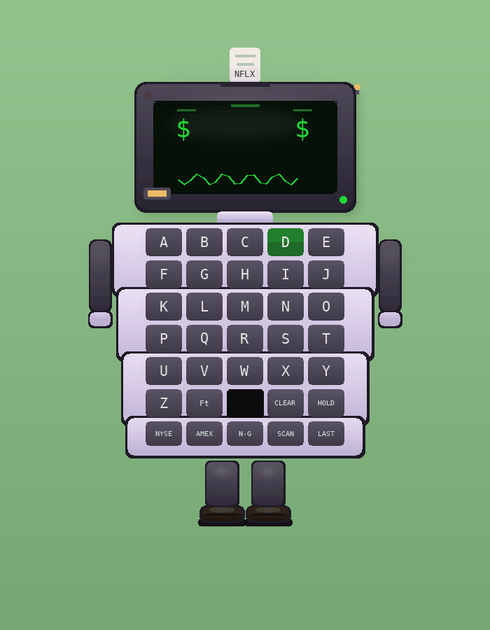 Quotron Broker terminal on shift